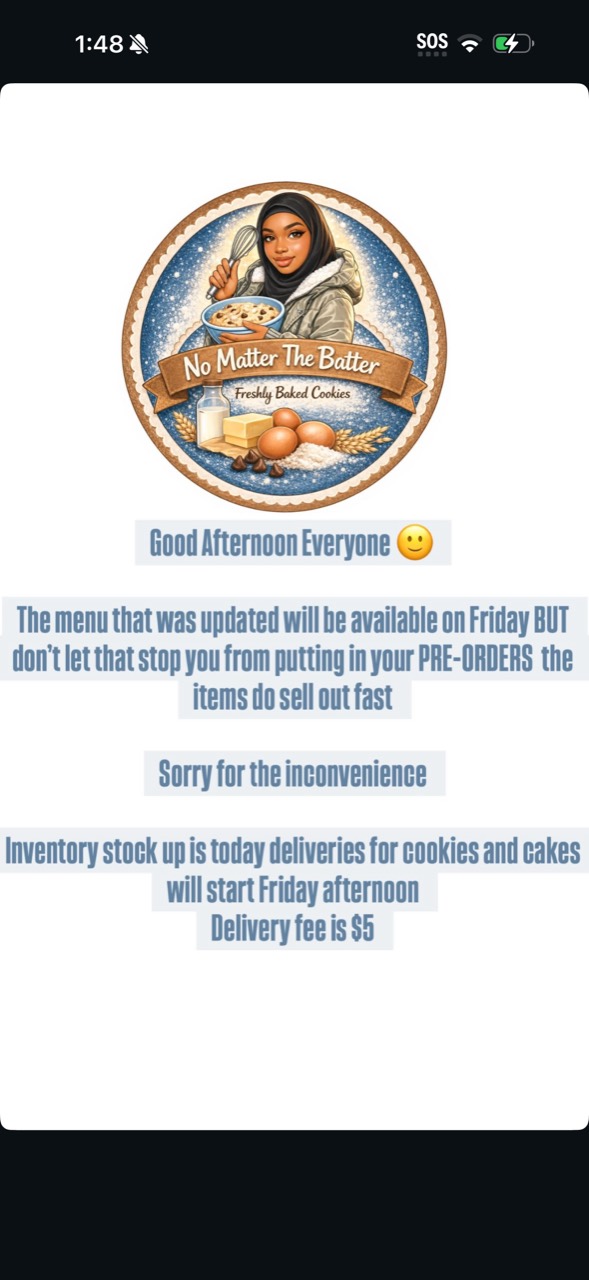 No Matter The Batter preorder announcement graphic